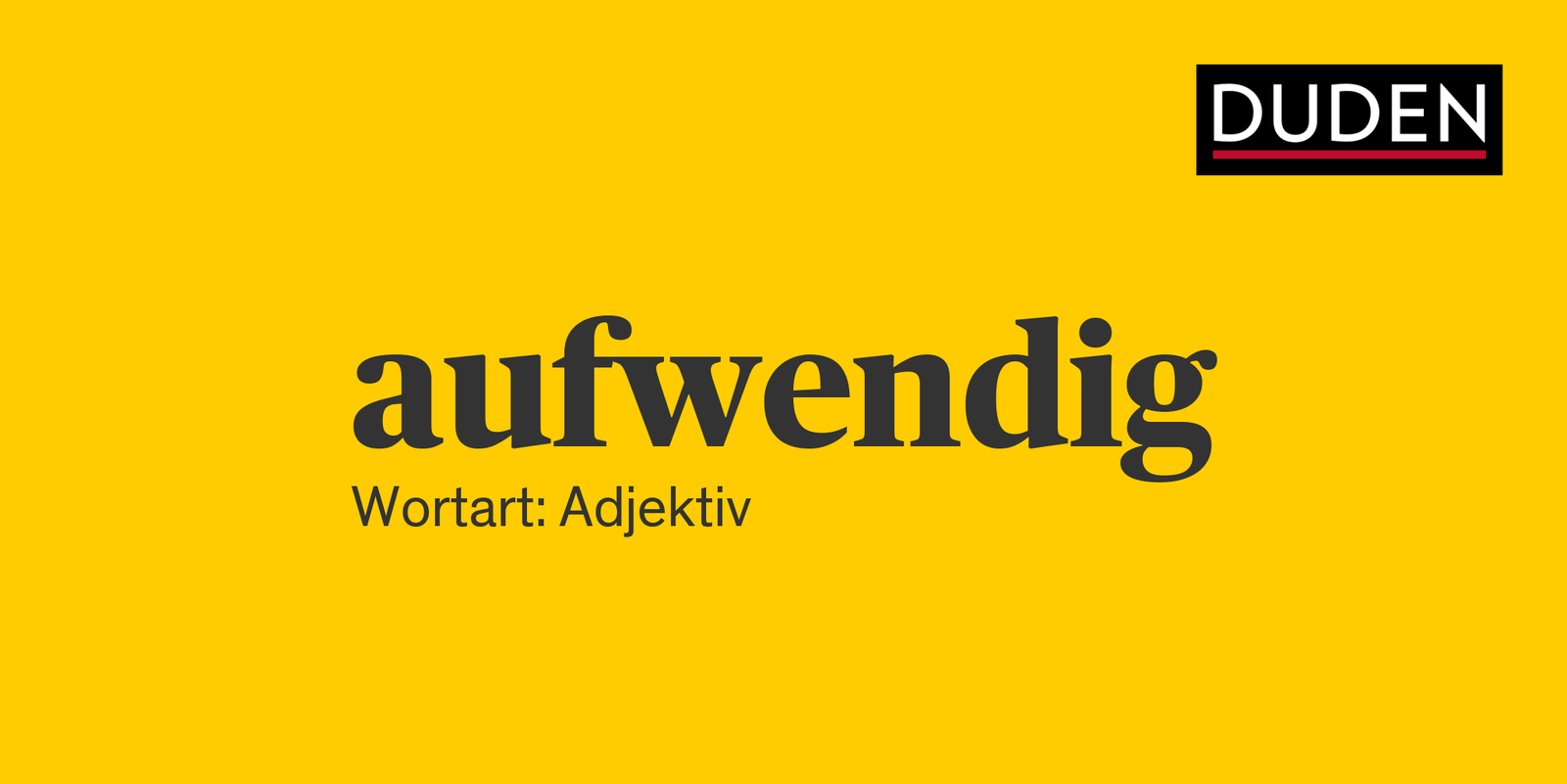Die doppelte Schreibweise verstehen: aufwendig aufwändig